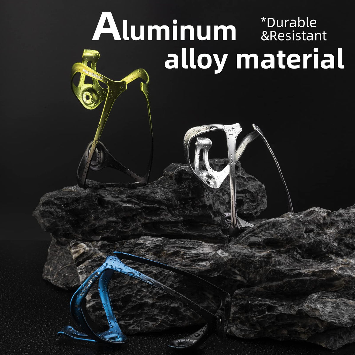 ROCKBROS Portabidones de Bicicleta de Aluminio Ligero