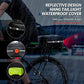 ROCKBROS Bolsa de portaequipajes de bicicleta Reflectante 5,2L-8L con protección contra lluvia