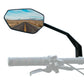 ROCKBROS Espejo Retrovisor para Bicicleta para Manillar 20–23 mm