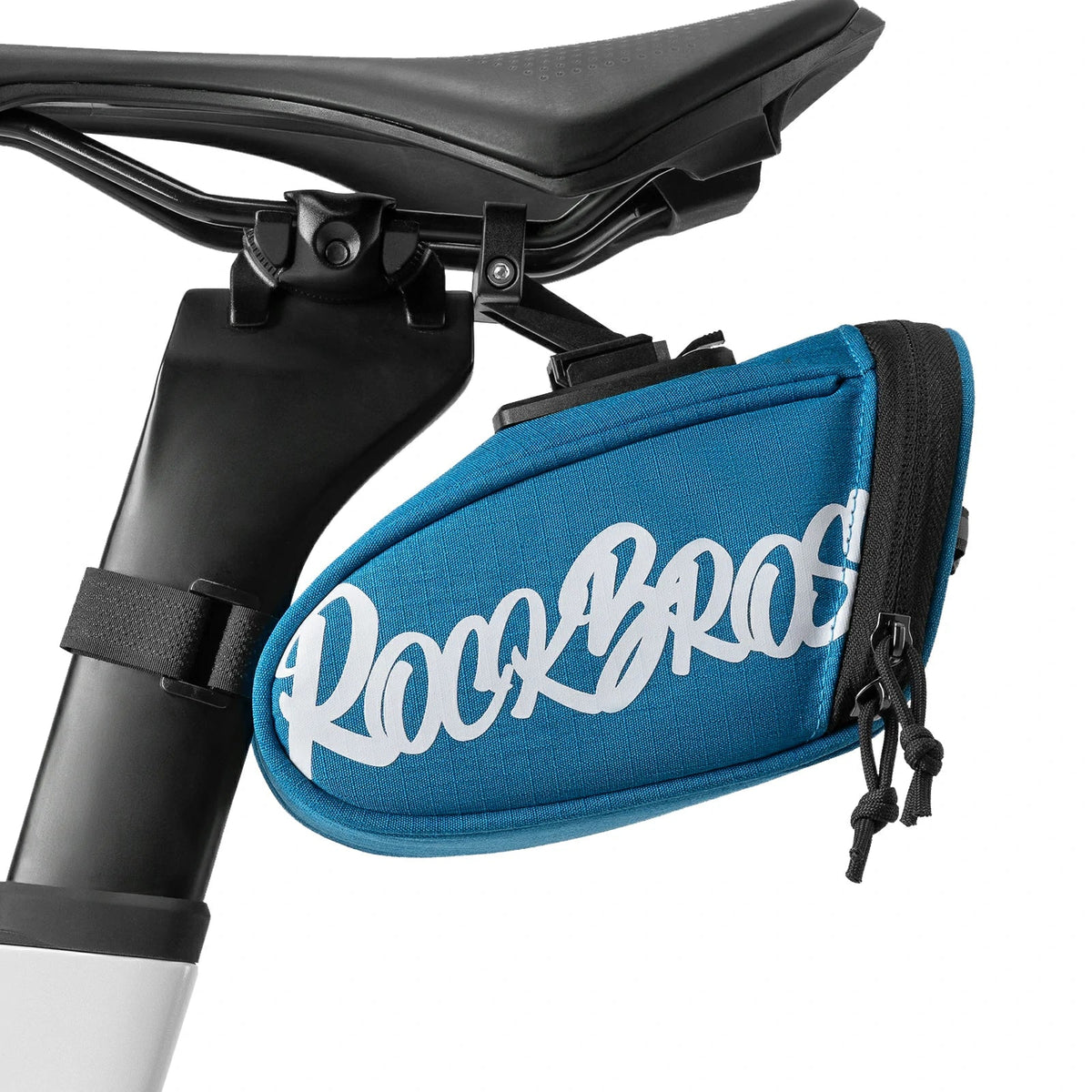 ROCKBROS Bolsa de sillín para bicicleta Bolsa de sillín portátil 0,8L