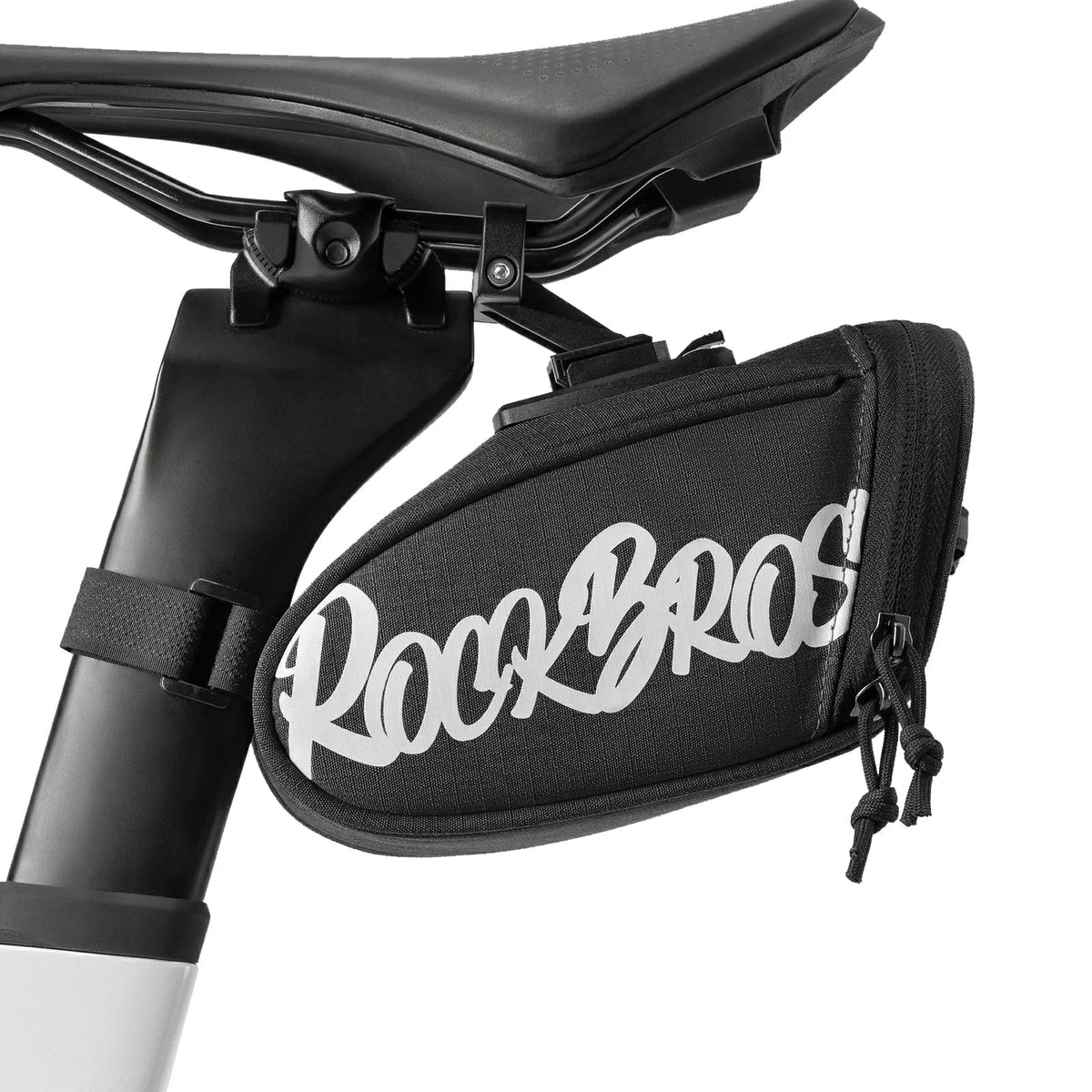 ROCKBROS Bolsa de sillín para bicicleta Bolsa de sillín portátil 0,8L