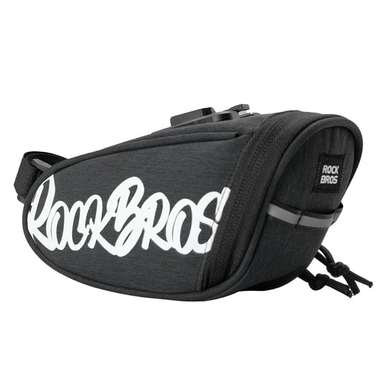 ROCKBROS Bolsa de sillín para bicicleta Bolsa de sillín portátil 0,8L