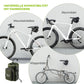 ROCKBROS Bolsa de sillín de bicicleta con portabotellas y 0,3L Mini Bolsa de sillín portátil