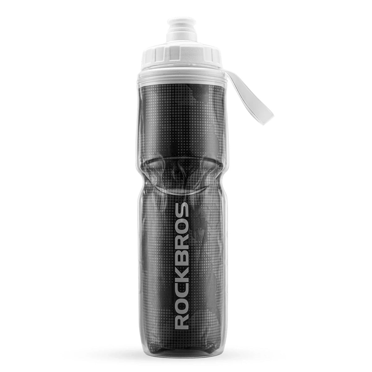 ROCKBROS Botella de Agua para Bicicleta 670ML Presionable
