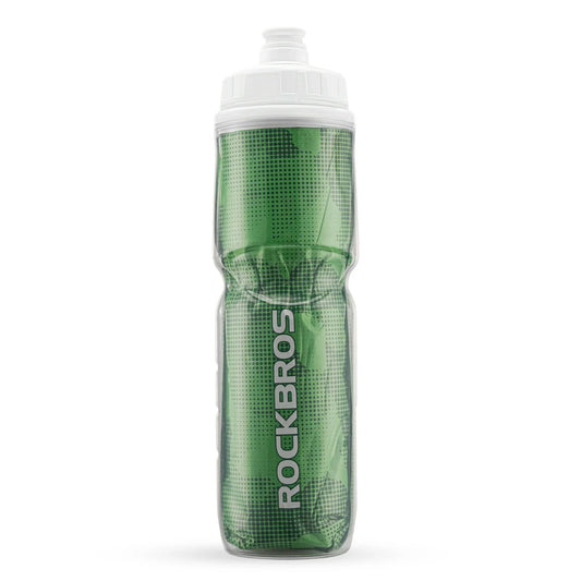 ROCKBROS Botella de Agua para Bicicleta 670ML Presionable