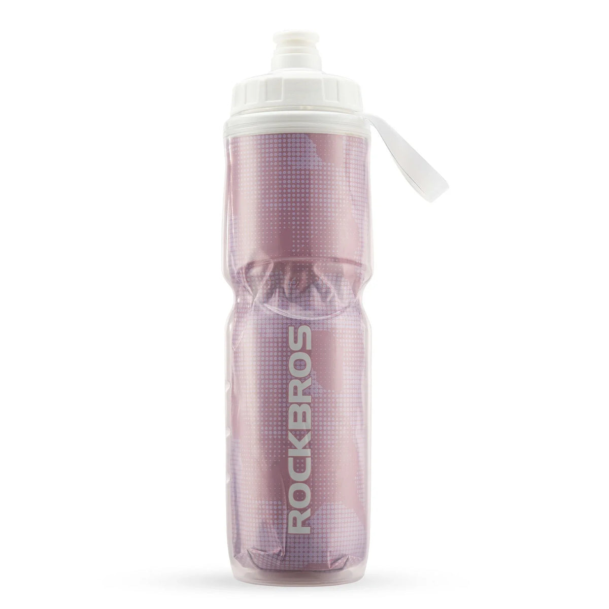 ROCKBROS Botella de Agua para Bicicleta 670ML Presionable