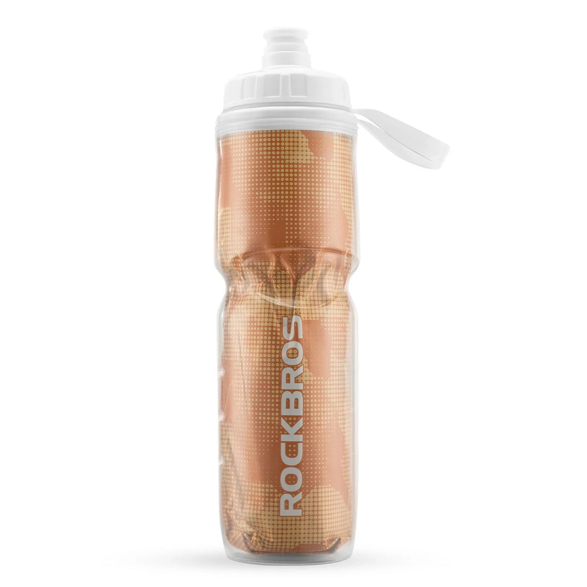 ROCKBROS Botella de Agua para Bicicleta 670ML Presionable