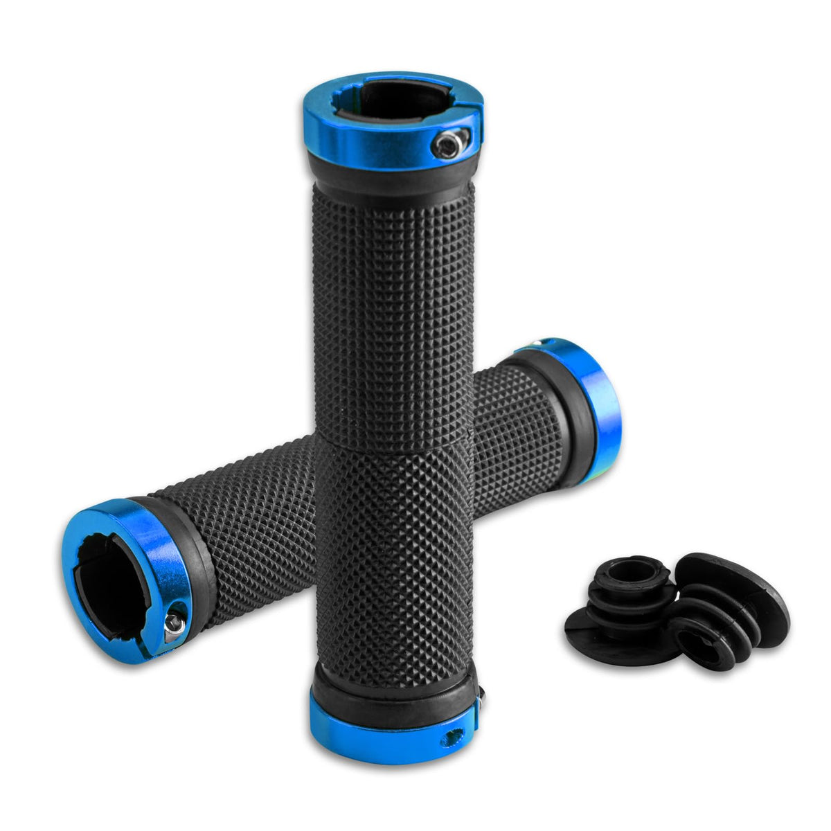ROCKBROS Puños de bicicleta 22mm con sistema Lock-On de aluminio