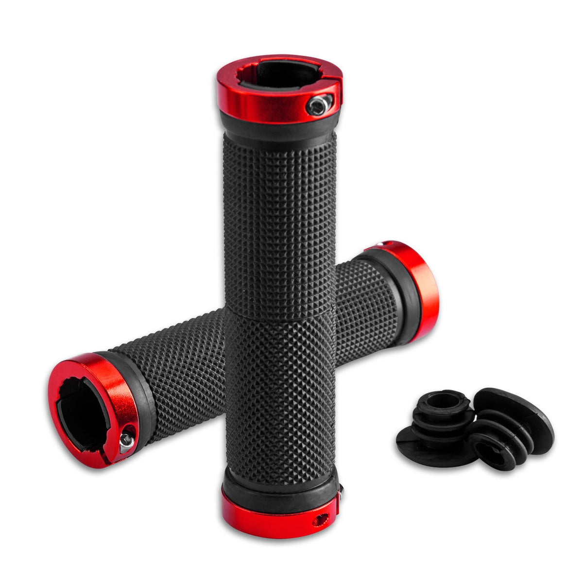ROCKBROS Puños de bicicleta 22mm con sistema Lock-On de aluminio