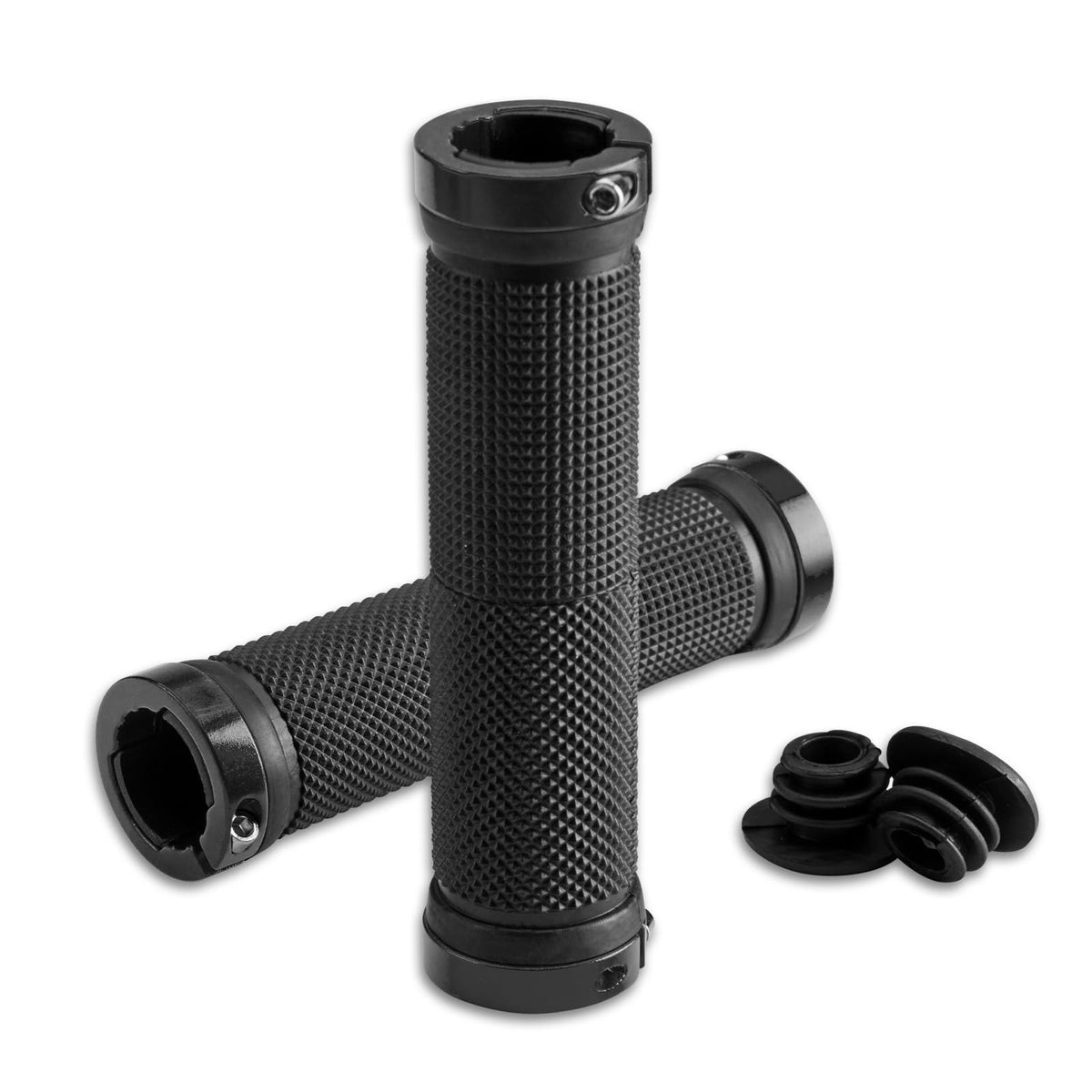 ROCKBROS Puños de bicicleta 22mm con sistema Lock-On de aluminio