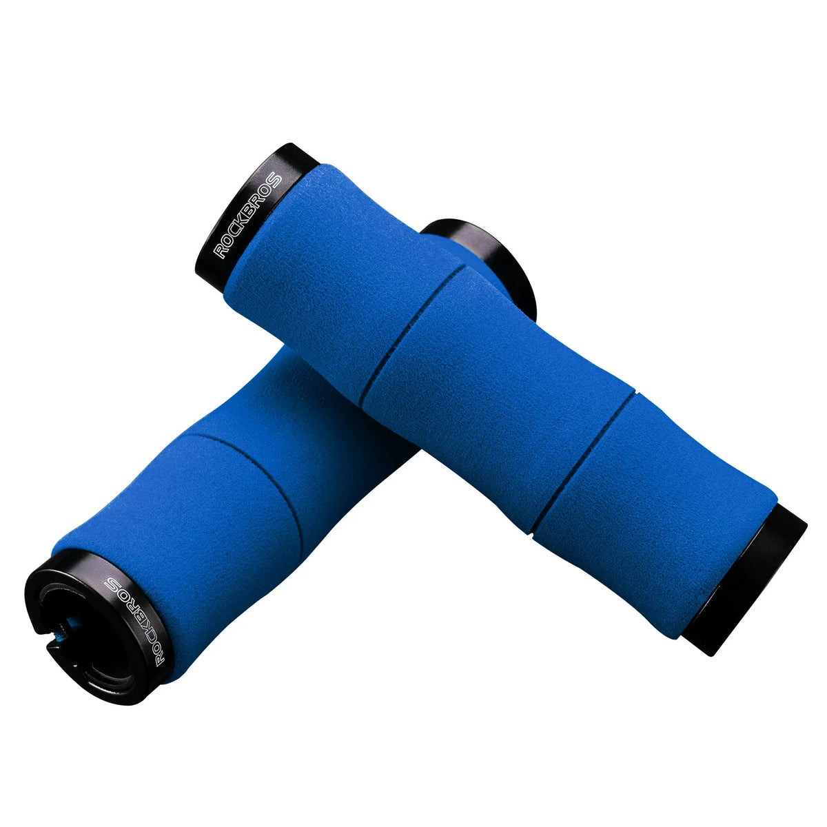 ROCKBROS Puños de bicicleta antideslizantes de espuma EVA, manillas de manillar de bicicleta con aluminio 22MM