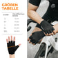 Guantes de ciclismo ROCKBROS de medio dedo con acolchado SBR amortiguador - S396