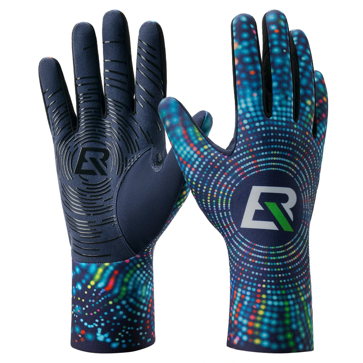 ROCKBROS Guantes de bicicleta otoño e invierno guantes de dedo completo elásticos antideslizantes
