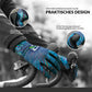 ROCKBROS Guantes de bicicleta otoño e invierno guantes de dedo completo elásticos antideslizantes