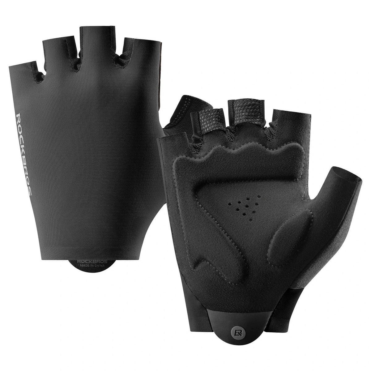 ROCKBROS Guantes de ciclismo de verano sin dedos, antideslizantes y transpirables, guantes deportivos