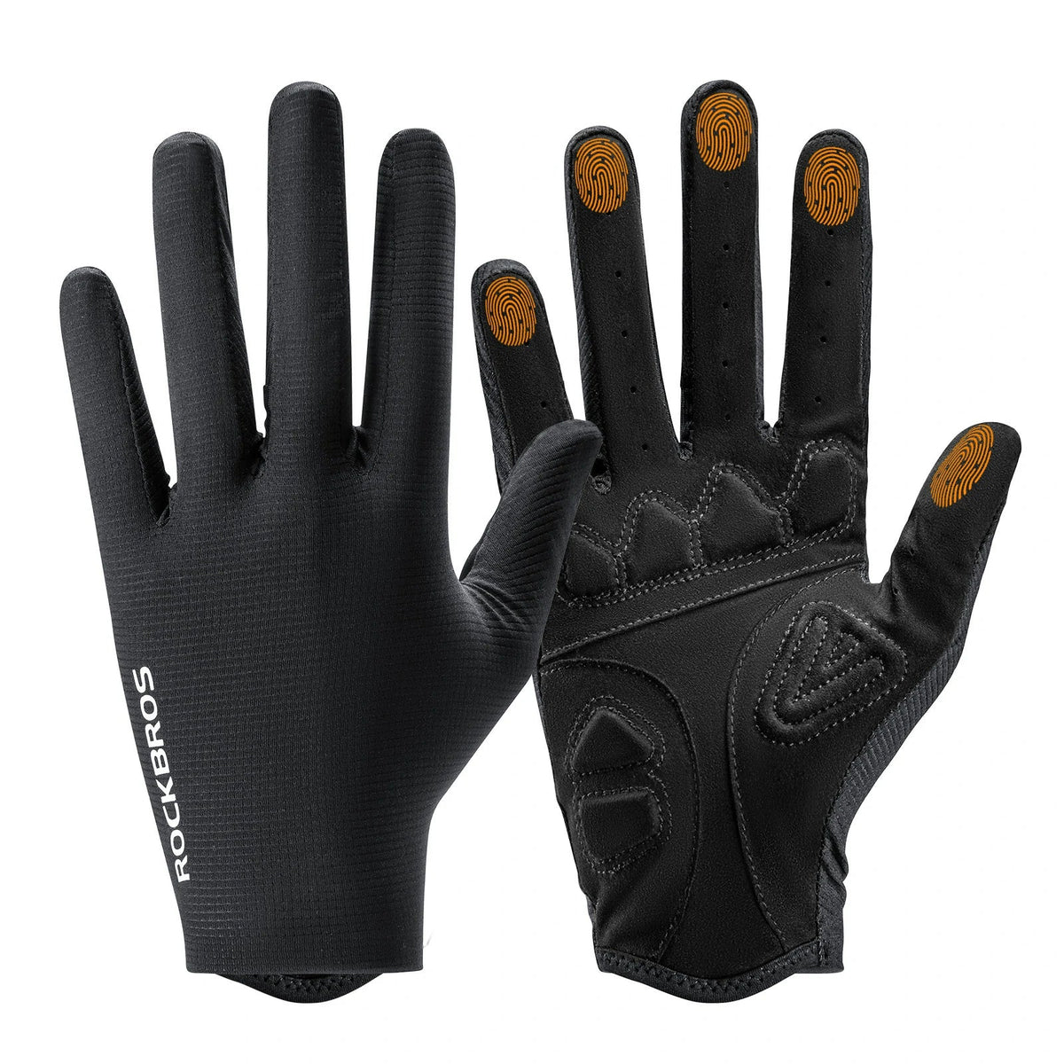 ROCKBROS Guantes de ciclismo, guantes de bici con pantalla táctil en todos los dedos