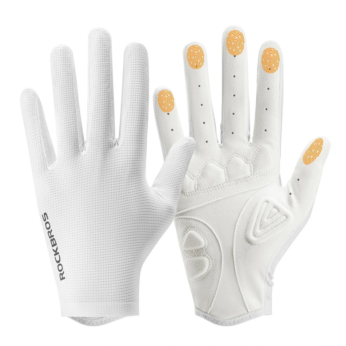 ROCKBROS Guantes de ciclismo, guantes de bici con pantalla táctil en todos los dedos