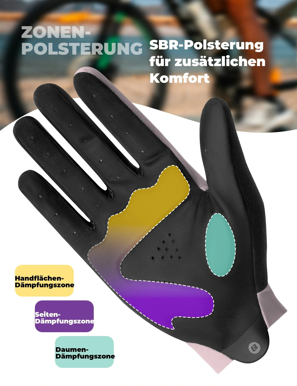 ROCKBROS Guantes de ciclismo