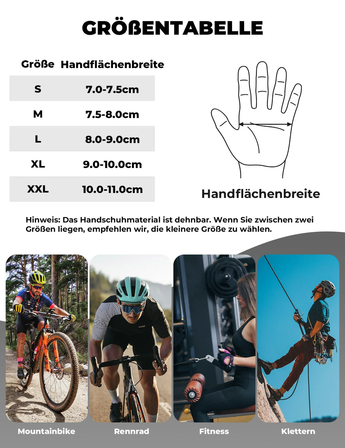 ROCKBROS Guantes de ciclismo