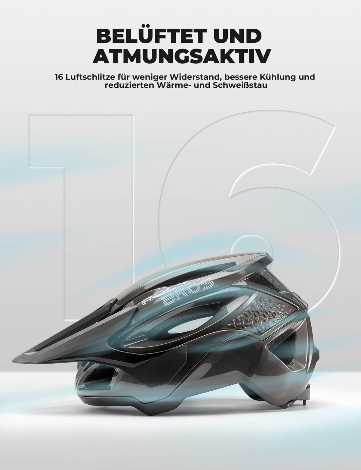 ROCKBROS Casco de bicicleta con sistema de ventilación Ajustable y Ligero