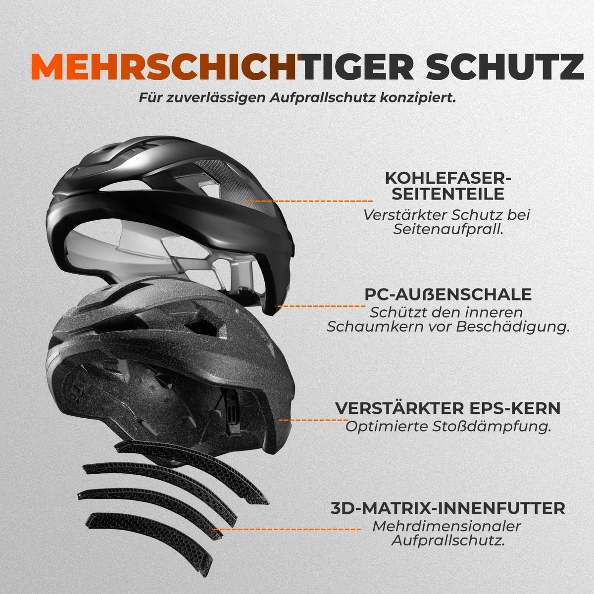 ROCKBROS Casco de bicicleta con cierre magnético –54-60CM