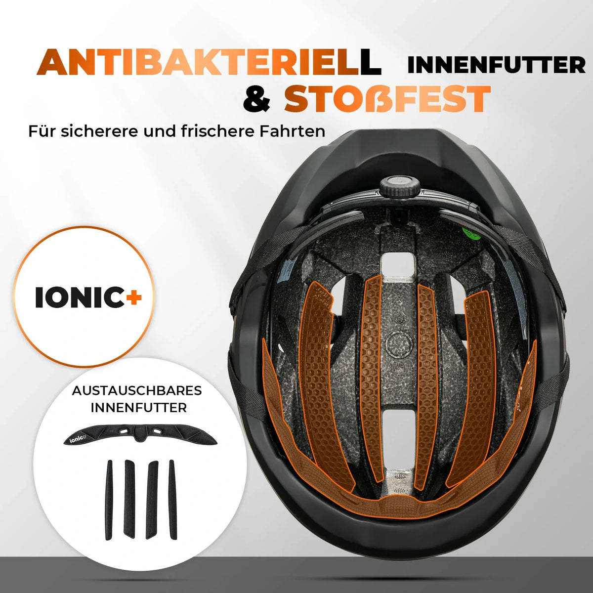 ROCKBROS Casco de bicicleta con cierre magnético –54-60CM