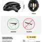 ROCKBROS Casco de bicicleta con marco de refuerzo 58-62cm