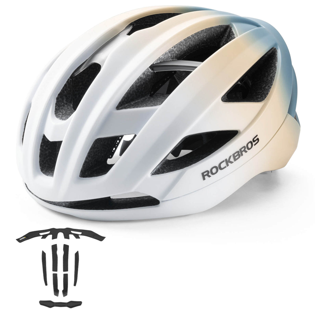ROCKBROS Casco de bicicleta con marco de refuerzo 58-62cm