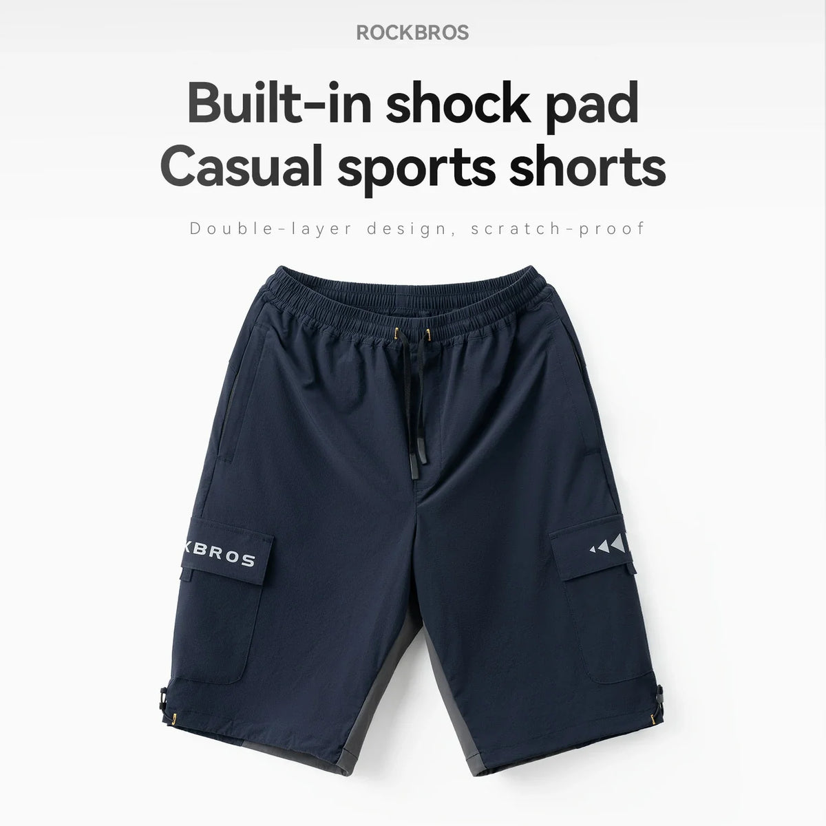 Pantalón de ciclismo ROCKBROS para hombre con acolchado integrado
