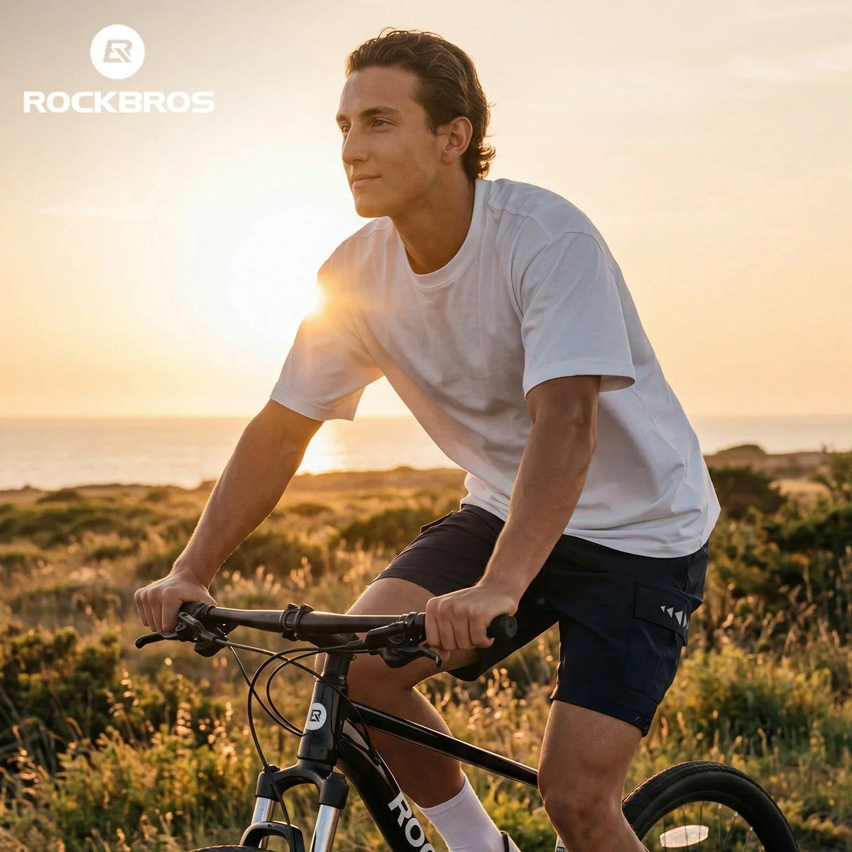 Pantalón de ciclismo ROCKBROS para hombre con acolchado integrado
