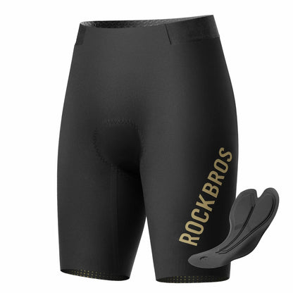 ROCKBROS Culote de Bicicleta Corto Acolchado para Hombre