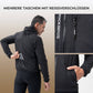ROCKBROS Chaqueta de Ciclismo para Hombre Cálida A prueba de Viento Repelente al Agua Con Fleece Reflectante