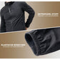 ROCKBROS Chaqueta de Ciclismo para Hombre Cálida A prueba de Viento Repelente al Agua Con Fleece Reflectante