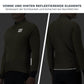 ROCKBROS Chaqueta de ciclismo con elementos reflectantes Transpirable y práctica para hombre