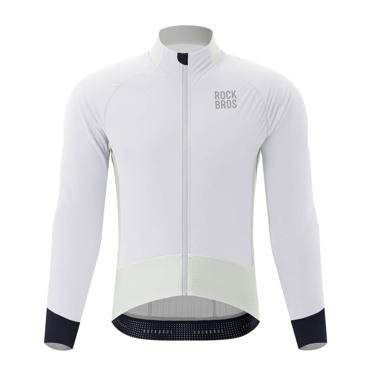ROCKBROS Chaqueta de ciclismo con elementos reflectantes Transpirable y práctica para hombre