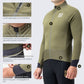 ROCKBROS Chaqueta de ciclismo con elementos reflectantes Transpirable y práctica para hombre