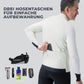 ROCKBROS Chaqueta de ciclismo con elementos reflectantes Transpirable y práctica para hombre