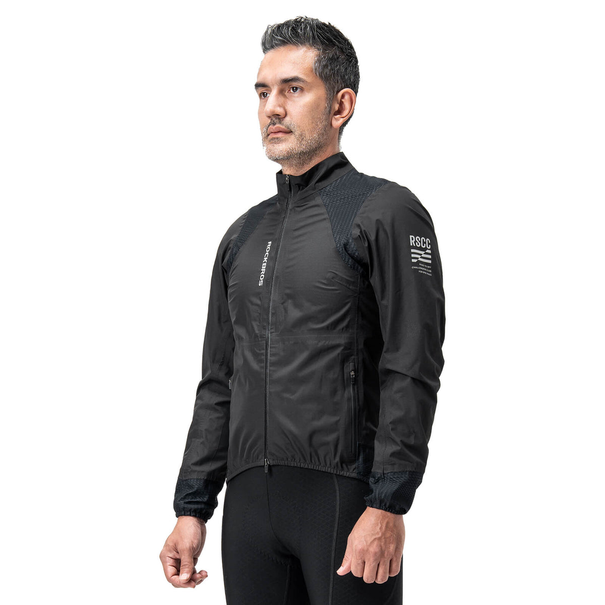 ROCKBROS Chaqueta de bicicleta impermeable transpirable - Cortavientos y Reflectante Hombre