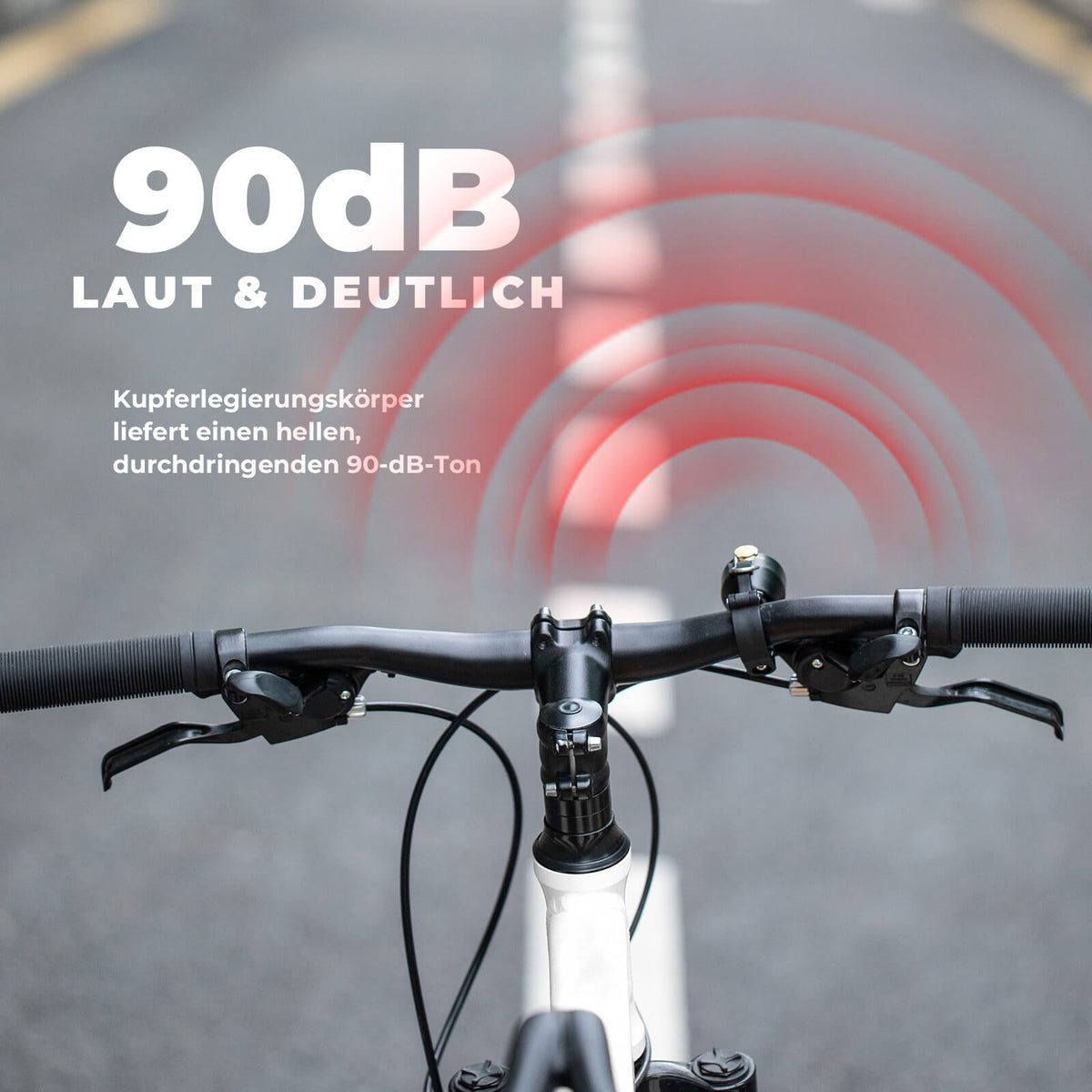 ROCKBROS Campana de Bicicleta Mini 90dB - Aleación de Cobre & Compatibilidad Universal