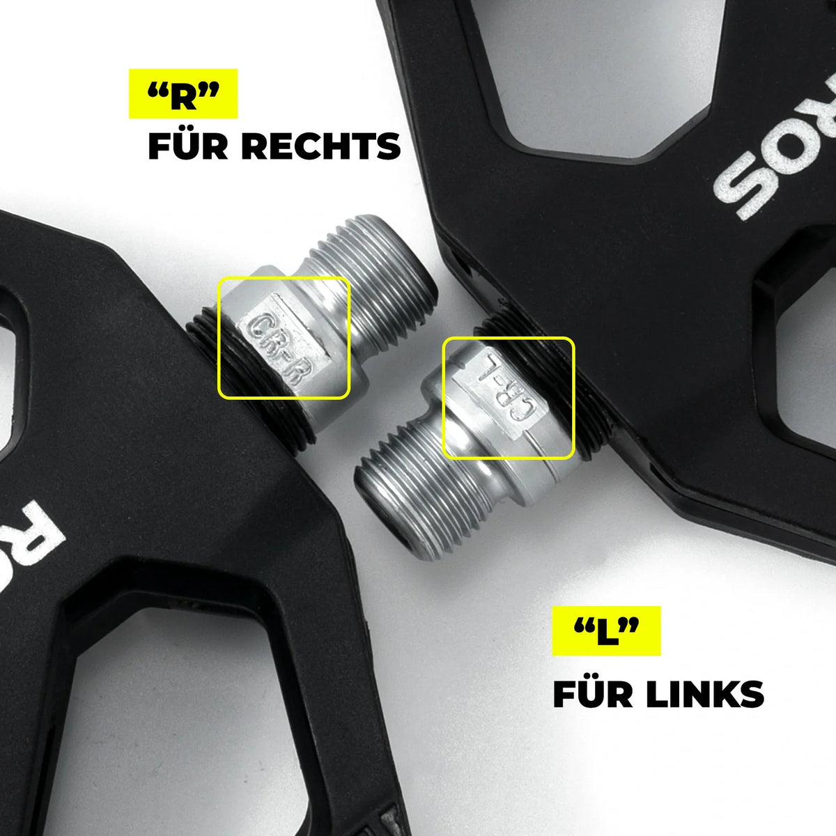 Pedales de bicicleta ROCKBROS de nailon con reflectores, plataforma ligera y ancha antideslizante