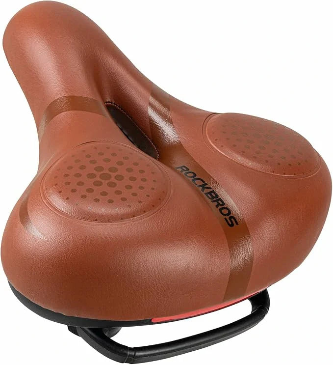 ROCKBROS Asiento de bicicleta con Memory-Foam, Cómodo y Alivio de Presión