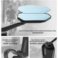 Espejo de bicicleta ROCKBROS, Ajustable 360° Sin Deslumbramiento, Espejo Retrovisor Convexo con Cristal HD Irrompible
