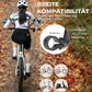 Espejo de bicicleta ROCKBROS, Ajustable 360° Sin Deslumbramiento, Espejo Retrovisor Convexo con Cristal HD Irrompible