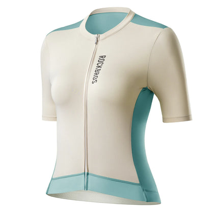 ROCKBROS Maillot de Ciclismo Mujer Verano Manga Corta Transpirable Camiseta de Ciclismo