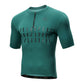 ROCKBROS Maillot de Ciclismo de Manga Corta para Hombre Transpirable y de Secado Rápido Jersey Reflejante