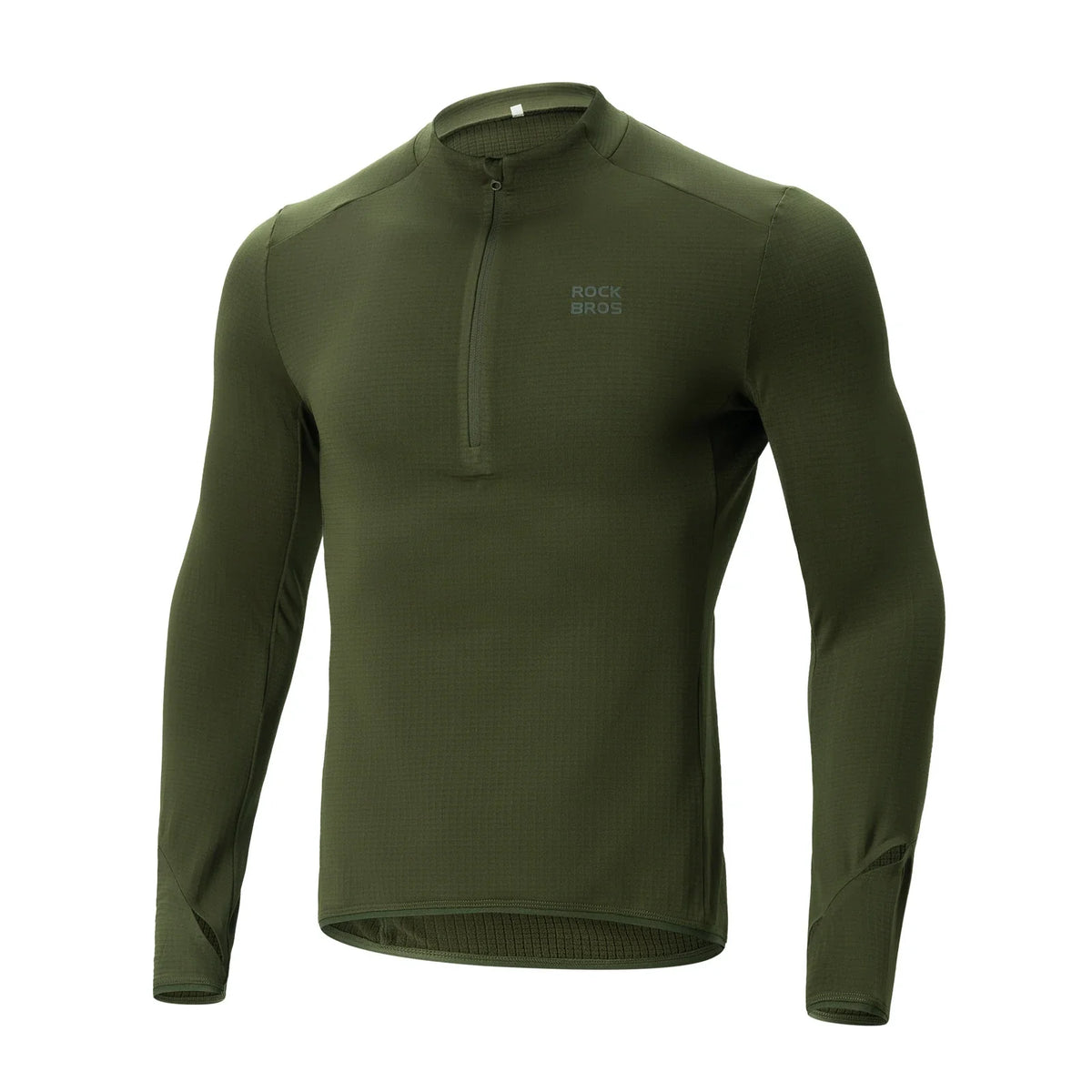 ROCKBROS Maillot de Ciclismo Camiseta de Ciclismo Manga Larga Hombre Invierno Cálida Fleece Secado Rápido Transpirable