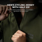 ROCKBROS Maillot de Ciclismo Camiseta de Ciclismo Manga Larga Hombre Invierno Cálida Fleece Secado Rápido Transpirable