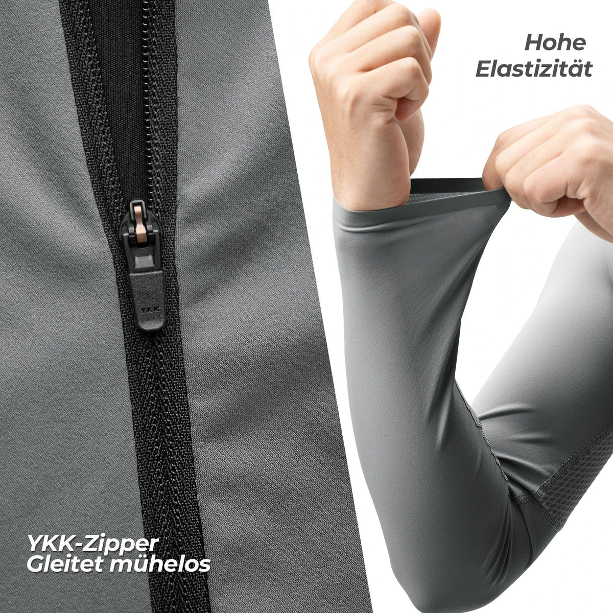ROCKBROS Maillot de Ciclismo Manga Larga Hombre, Transpirable y de Secado Rápido, Elástico
