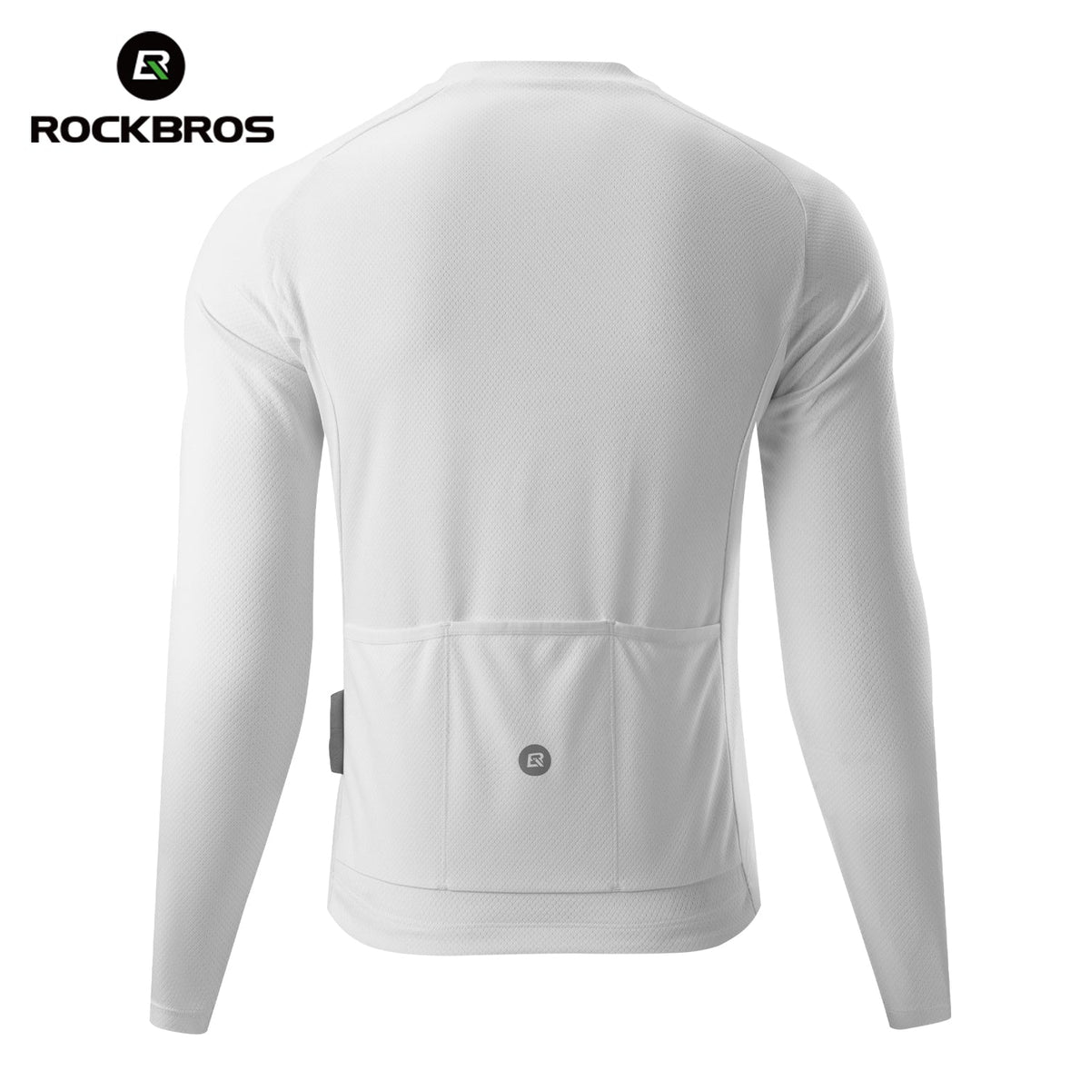 ROCKBROS Maillot de Ciclismo de Manga Larga con Cremallera Frontal Corta - Modelo YDCX011