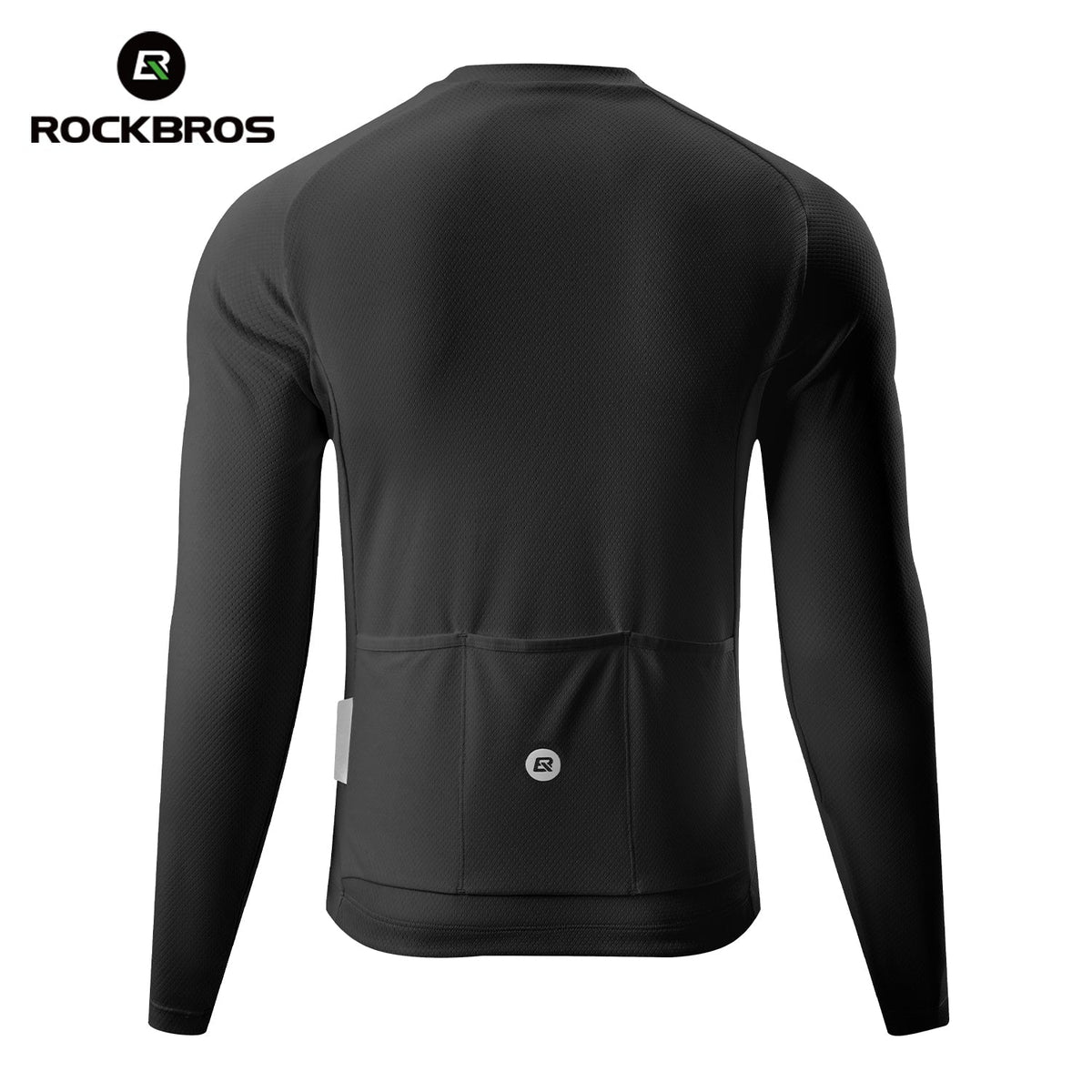ROCKBROS Maillot de Ciclismo de Manga Larga con Cremallera Frontal Corta - Modelo YDCX011
